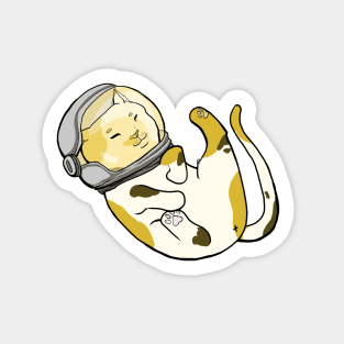 I Need Space Cat Sticker